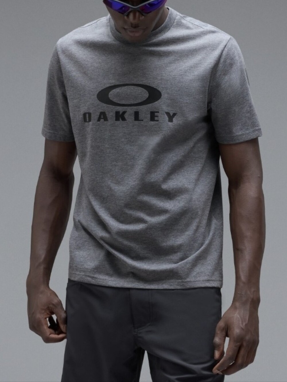 Oakley O Bark 2.0 Men's Athletic Grey Crewneck T-Shirt